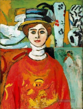  fauvismus - Das Mädchen mit grünen Augen 1908 Fauvismus